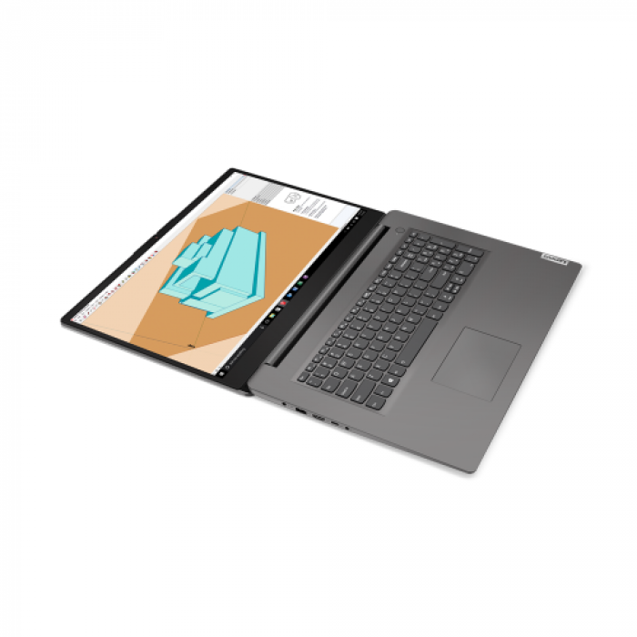 Laptop Lenovo V17 G2 ITL, Intel Core i7-1165G7, 17inch, RAM 8GB, SSD 512GB, nVidia Geforce MX350 2GB, No OS, Iron Grey 