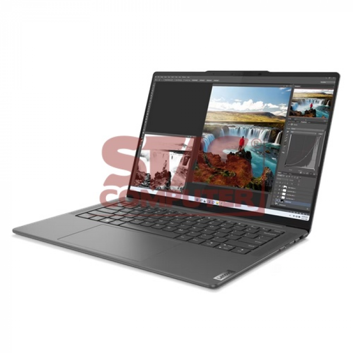 Laptop Lenovo Yoga Pro 7 14APH8, AMD Ryzen 7 7840HS, 14.5inch, RAM 16GB, SSD 1TB, nVidia GeForce RTX 3050 6GB, No OS, Storm Grey