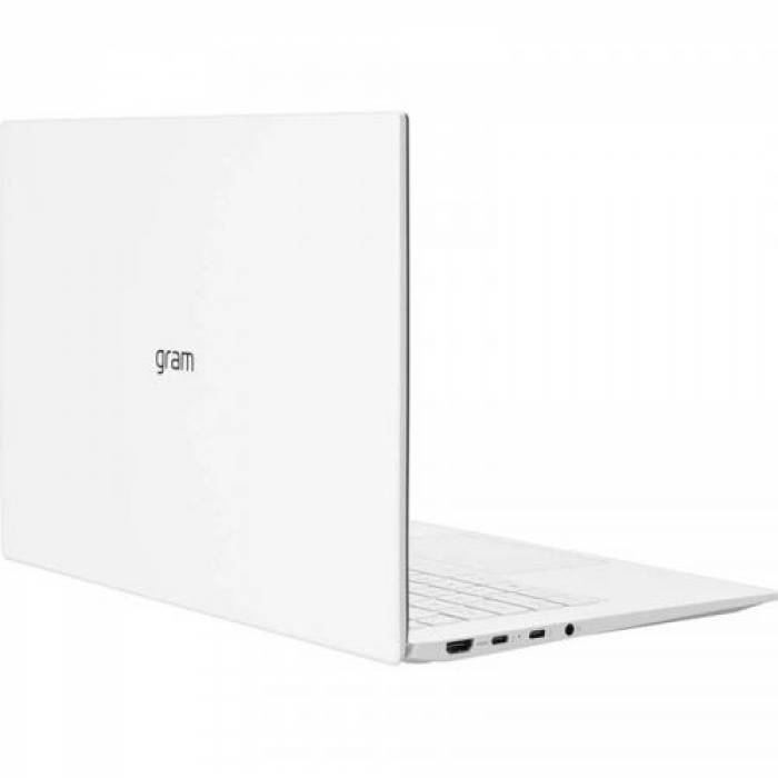 Laptop LG Gram 14Z90P, Intel Core i5-1135G7, 14inch, RAM 8GB, SSD 256GB, Intel Iris Xe Graphics, Windows 10, White