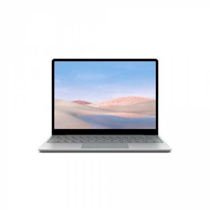 Laptop Microsoft Surface Laptop Go, Intel Core i5-1035G1, 12.4inch Touch, RAM 8GB, SSD 128GB, Intel UHD Graphics, Windows 10, Gray