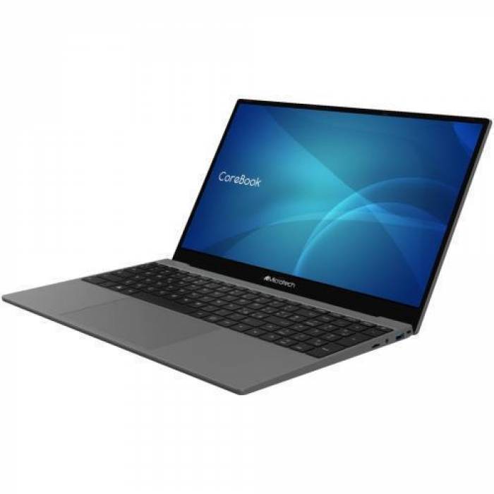 Laptop Microtech Corebook CB15B, Intel Core i7-1065G7, 15.6inch, RAM 16GB, SSD 1TB, Intel Iris Plus Graphics, Windows 11 Pro + LiberOS, Grey