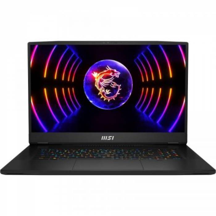 Laptop MSI Titan GT77 HX 13VI MiniLED, Intel Core i9-13980HX, 17.3inch, RAM 64GB, SSD 2x 2TB, nVidia GeForce RTX 4090 16GB, Windows 11, Core Black