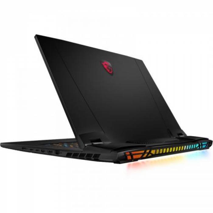 Laptop MSI Titan GT77 HX 13VI MiniLED, Intel Core i9-13980HX, 17.3inch, RAM 64GB, SSD 2x 2TB, nVidia GeForce RTX 4090 16GB, Windows 11, Core Black