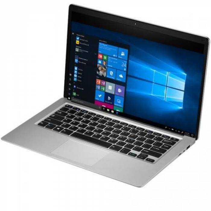 Laptop Prestigio SmartBook 141 C3, Intel Atom x5-Z8350, 14.1inch, RAM 2GB, eMMC 64GB, Intel HD Graphics 400, Windows 10, Metal Grey