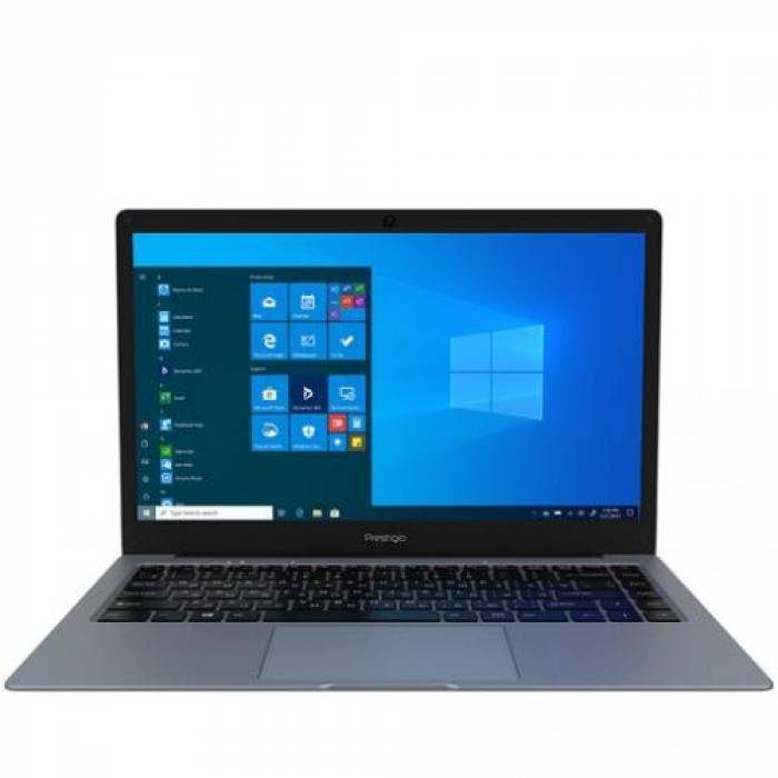 Laptop Prestigio SmartBook 141 C7, Intel Celeron N3350, 14.1inch, RAM 4GB, eMMC 128GB, Intel HD Graphics 500, Windows 10, Dark Grey