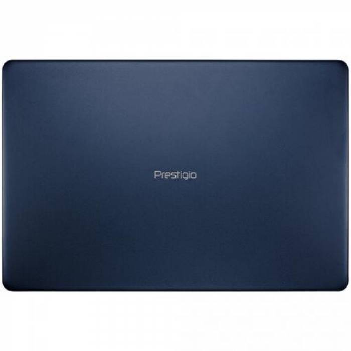 Laptop Prestigio SmartBook 141S, Intel Celeron N3350, 14.1inch, RAM 3GB, eMMC 32GB, Intel HD Graphics 500, Windows 10, Blue