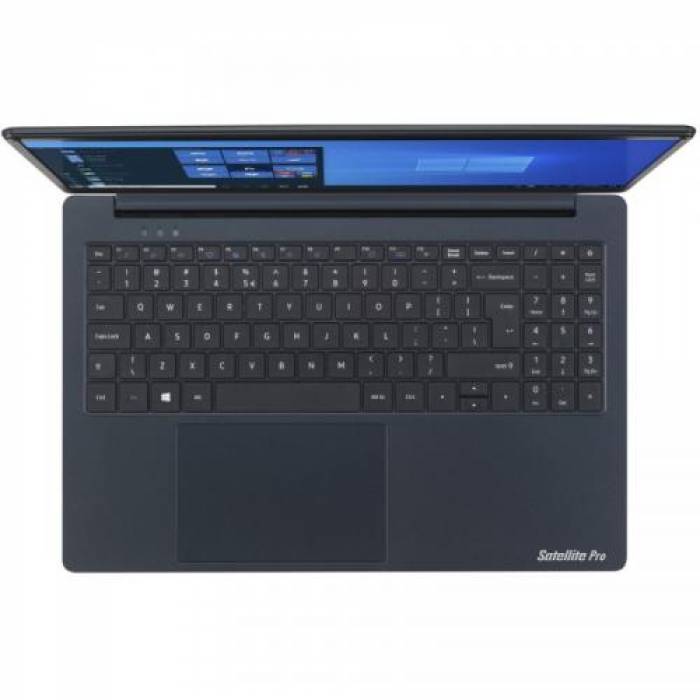 Laptop Toshiba Dynabook Satellite Pro C50-J-113, Intel Core i3-1115G4, 15.6inch, RAM 8GB, SSD 256GB, Intel UHD Graphics, No OS, Dark Blue