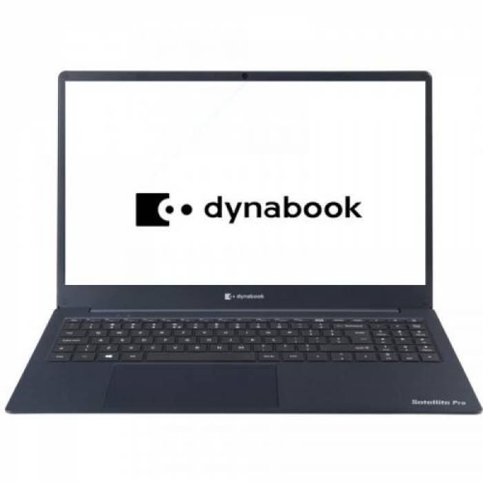 Laptop Toshiba Dynabook Satellite Pro C50-J-113, Intel Core i3-1115G4, 15.6inch, RAM 8GB, SSD 256GB, Intel UHD Graphics, No OS, Dark Blue