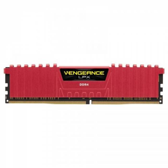 Memorie Corsair Vengeance LPX Red 8GB DDR4 2400MHz CL16