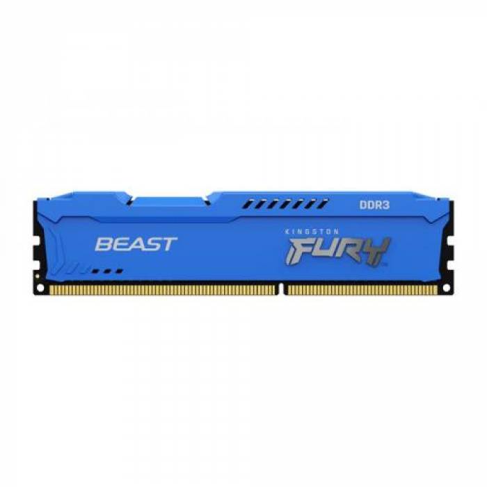 Memorie Kingston Fury Beast Blue 4GB, DDR3-1866Mhz, CL10