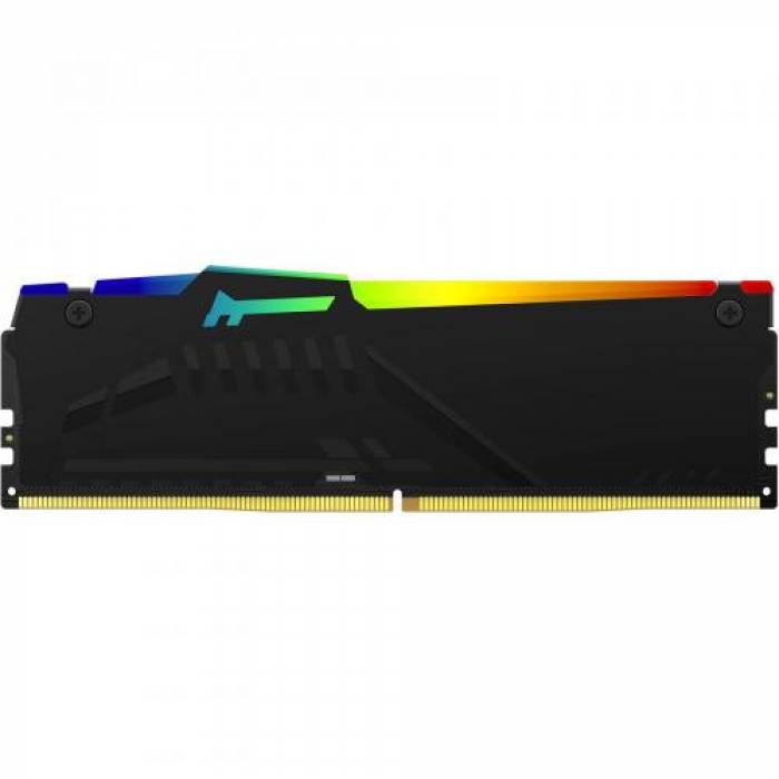 Memorie Kingston FURY Beast RGB, 16GB, DDR5-5600MHz, CL40