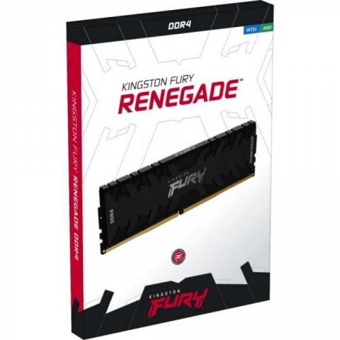 Memorie Kingston FURY Renegade 8GB, DDR4-3000MHz, CL15