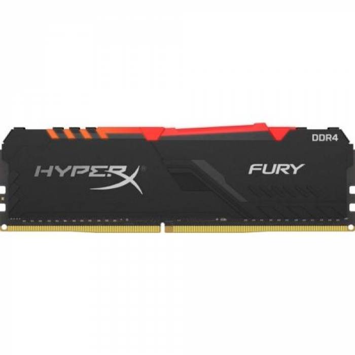 Memorie Kingston HyperX FURY RGB, 16GB, DDR4-3000MHz, CL15