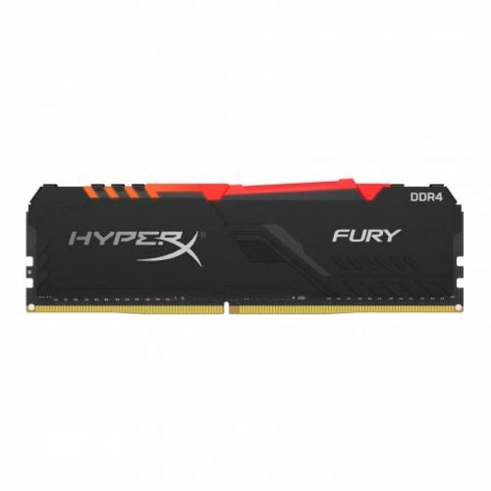 Memorie Kingston HyperX FURY RGB, 16GB, DDR4-3200MHz, CL16