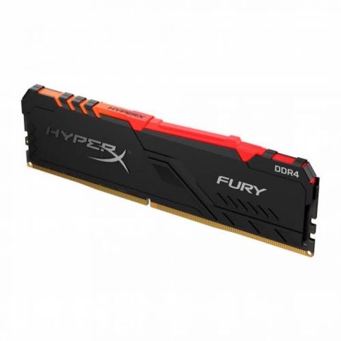 Memorie Kingston HyperX FURY RGB, 16GB, DDR4-3200MHz, CL16