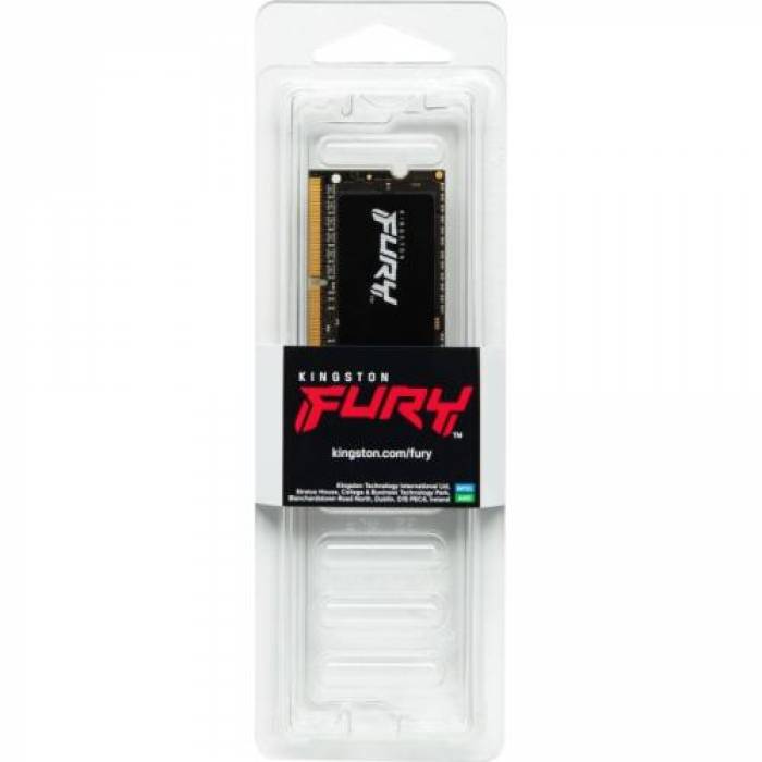 Memorie SO-DIMM Kingston FURY Impact 32GB, DDR4-2666MHz, CL16