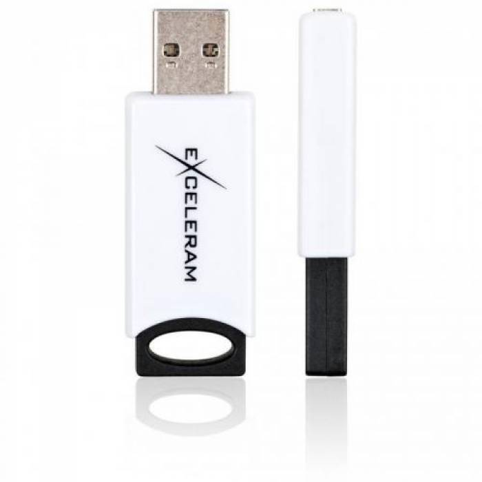 Memorie USB Exceleram H2 32GB, USB 2.0, Black-White