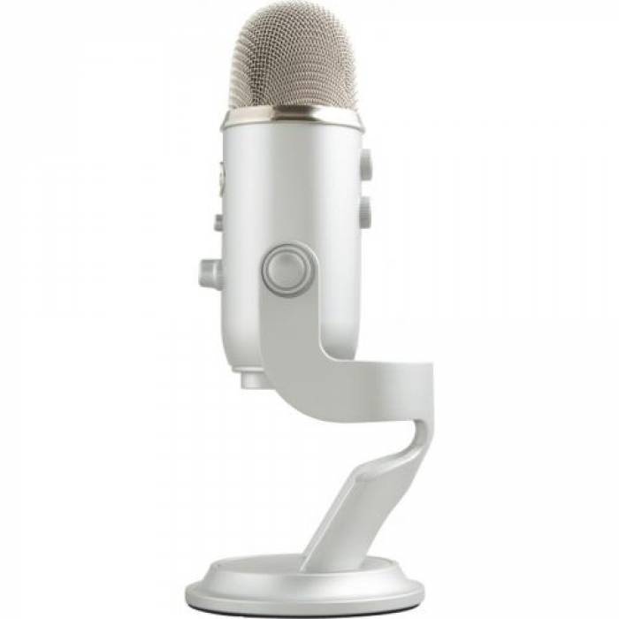 Microfon Logitech Yeti, USB, Silver