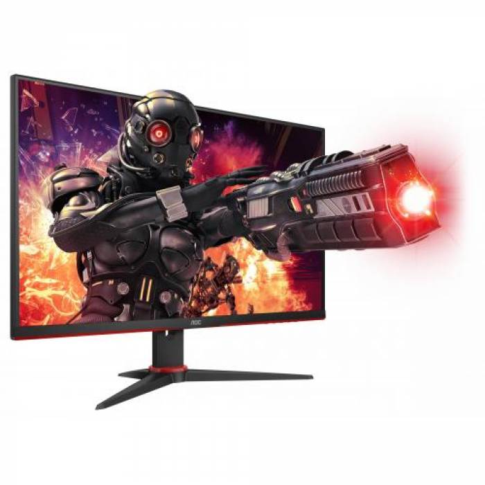 Monitor LED AOC 24G2AE, 23.8inch, 1920x1080, 1ms, Black