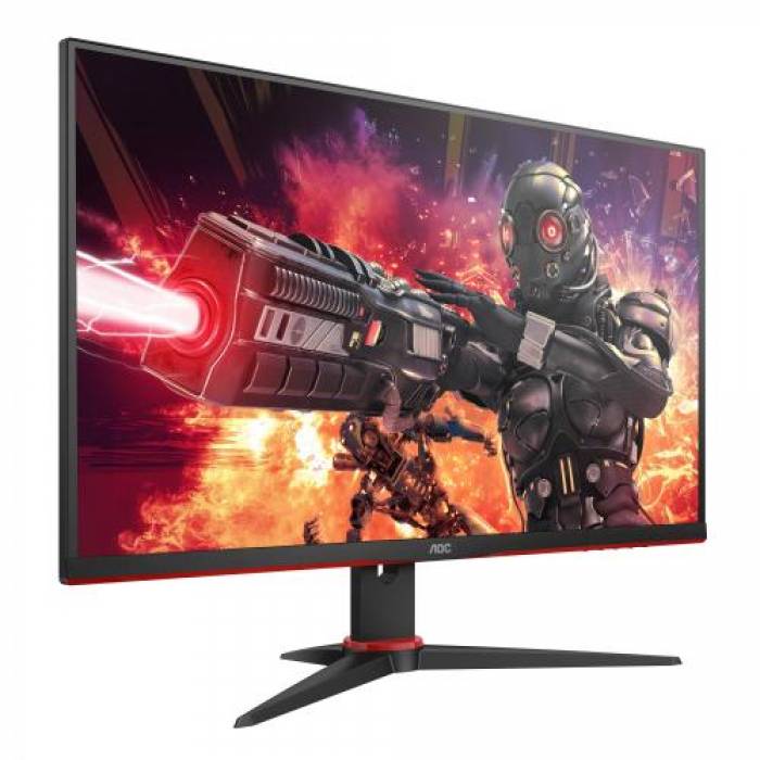 Monitor LED AOC 24G2AE, 23.8inch, 1920x1080, 1ms, Black