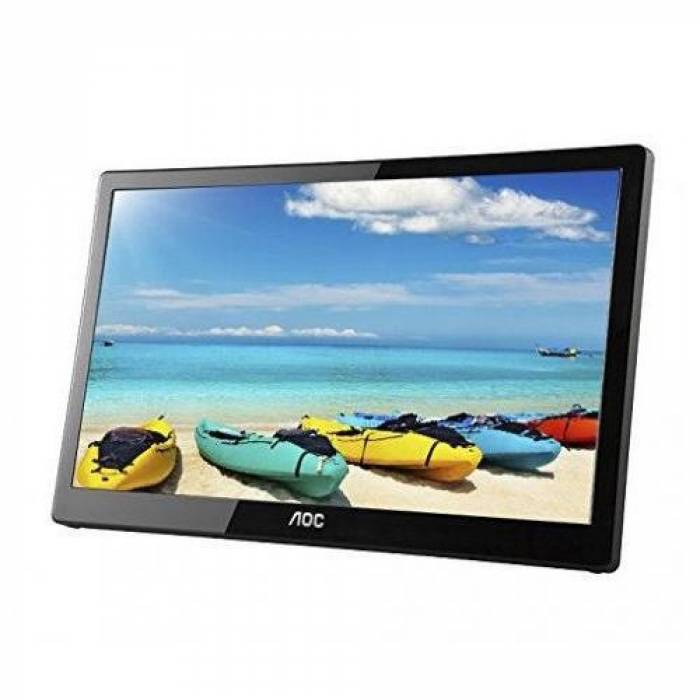 Monitor LED AOC I1659FWUX, 15.6inch, 1920x1080, 5ms, Black