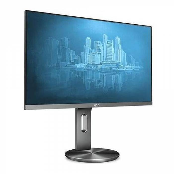 Monitor LED AOC I2490PXQU/BT, 23.8inch, 1920x1080, 4ms, Grey