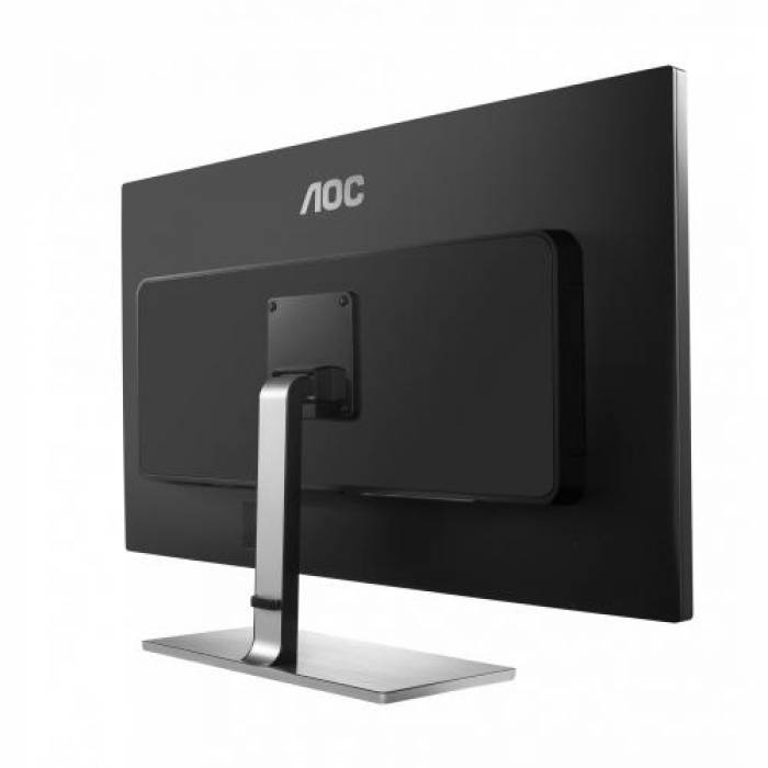 Monitor LED AOC U3277FWQ, 31.5inch, 3840x2160, 4ms, Black-Grey