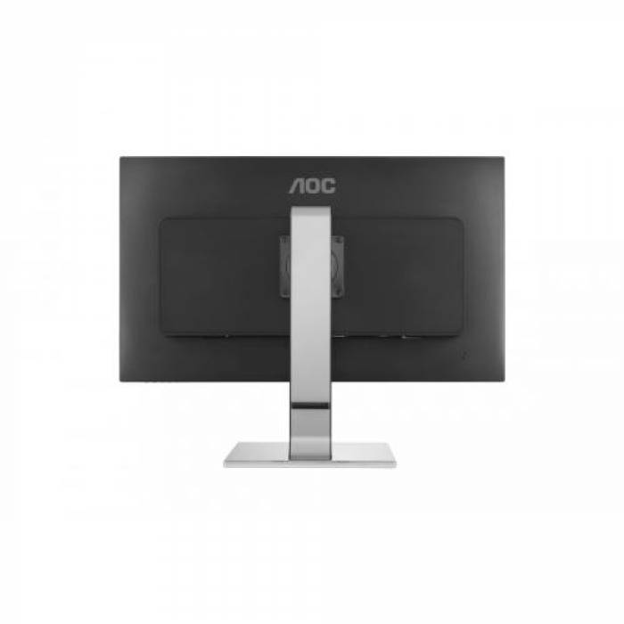 Monitor LED AOC U3277PWQU, 31.5inch, 3840x2160, 4ms, Black-Silver