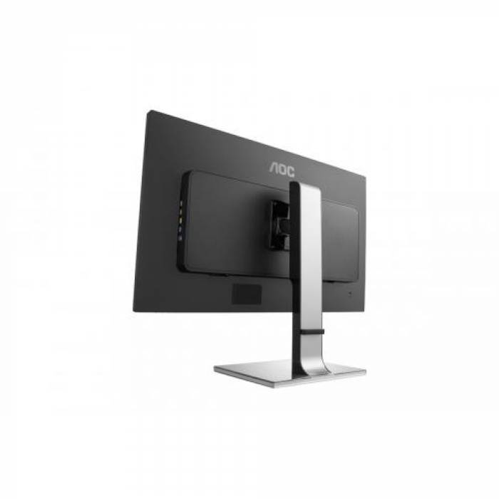 Monitor LED AOC U3277PWQU, 31.5inch, 3840x2160, 4ms, Black-Silver