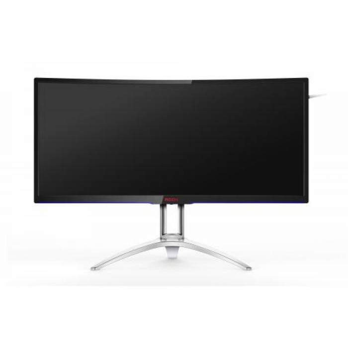 Monitor LED Curbat AOC AG352QCX, 35inch, 2560x1080, 4ms, Black-Silver