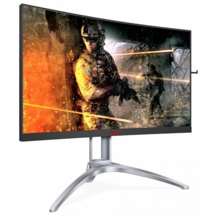 Monitor LED Curbat AOC AGON AG273QCX, 27inch, 2560x1440, 1ms, Black-Silver