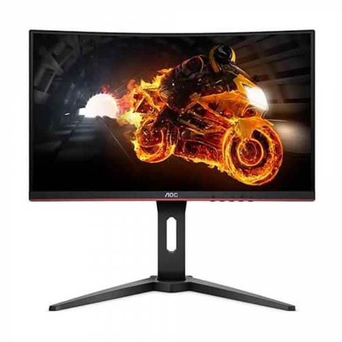 Monitor LED Curbat AOC C24G1, 24inch, 1920x1080, 1ms, Black