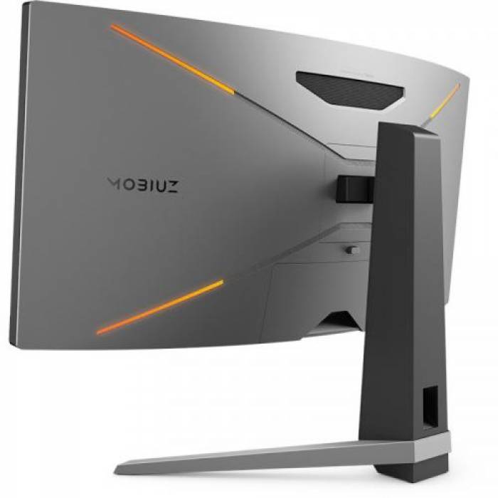 Monitor LED Curbat BenQ MOBIUZ EX3410R, 34inch, 3440x1440, 1ms, Black-Silver