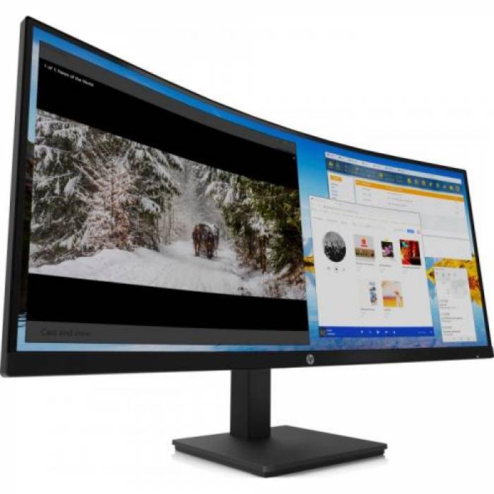 Monitor LED Curbat HP M34d, 34inch, 3440x1440, 5ms GTG, Black