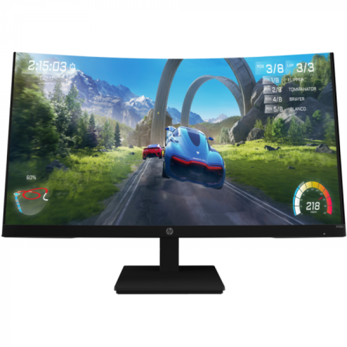 Monitor LED Curbat HP X32c, 31.5inch, 1920x1080, 1ms, Black