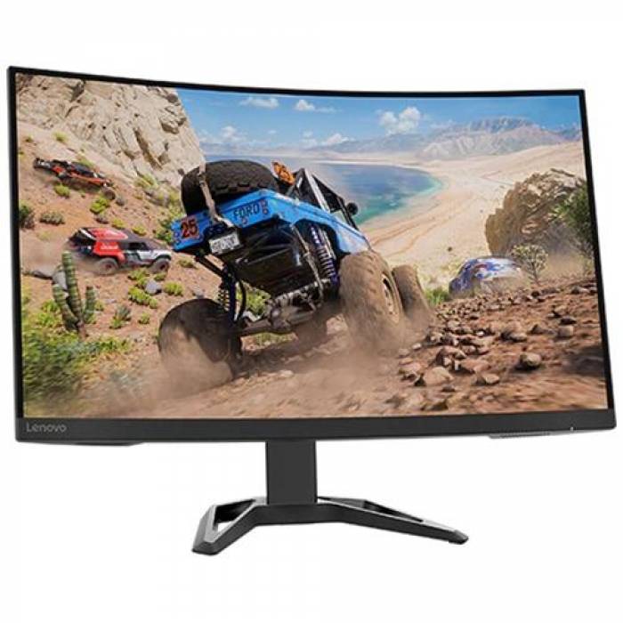 Monitor LED Curbat Lenovo G32qc-30, 31.5inch, 2560x1440, 1ms GTG, Black