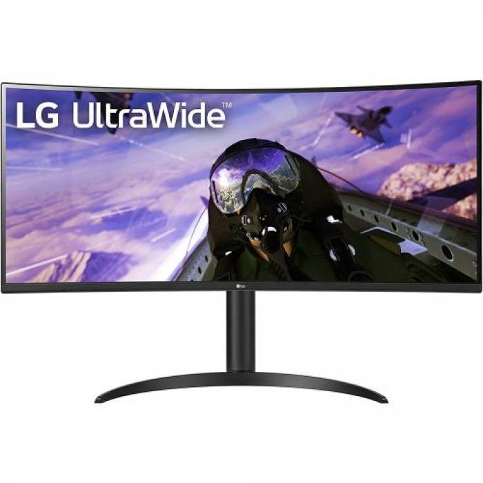 Monitor LED Curbat LG 34WP65C-B, 27inch, 3440x1440, 1ms, Black