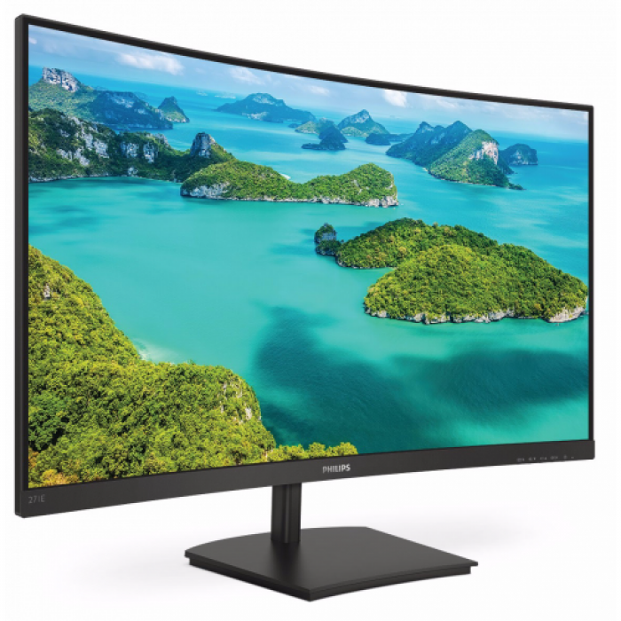 Monitor LED Curbat Philips 271E1SCA, 27inch, 1920x1080, 4ms GTG, Black