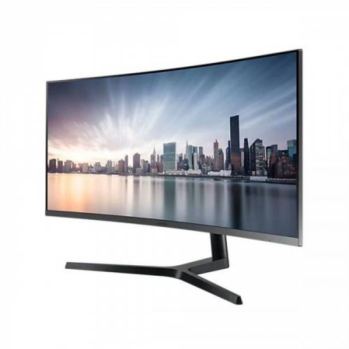 Monitor LED Curbat Samsung C34H890WGR, 34inch, 3440x1440, 4ms, Dark Silver