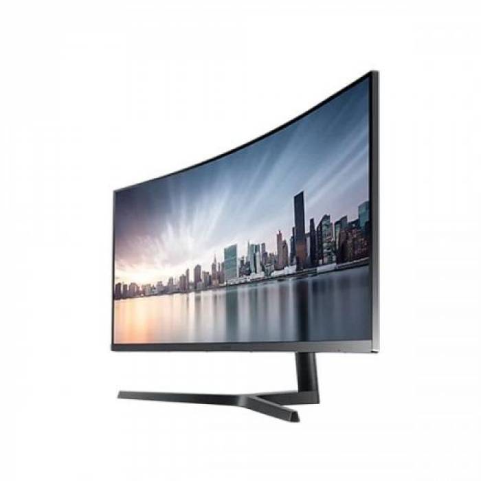 Monitor LED Curbat Samsung C34H890WGR, 34inch, 3440x1440, 4ms, Dark Silver