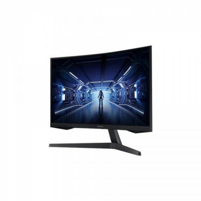 Monitor LED Curbat Samsung Odyssey G5 (2021) LC27G55TQWRXEN, 27inch, 2560x1440, 1ms, Black