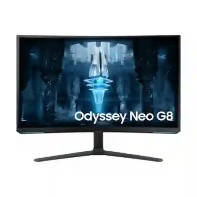 Monitor LED Curbat Samsung Odyssey G8 LS32BG850NU, 32inch, 3840x2160, 1ms GTG, Black - White