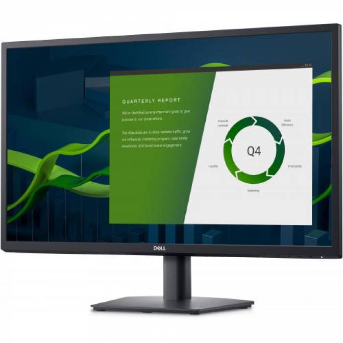 Monitor LED Dell E2722H, 27inch, 1920x1080, 5ms GTG, Black