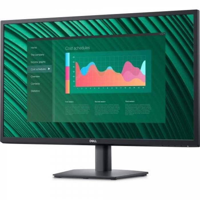 Monitor LED Dell E2723H, 27inch, 1920x1080, 5ms GTG, Black