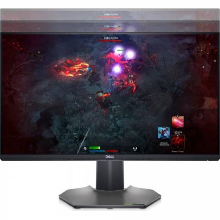 Monitor LED Dell S2522HG, 24.5inch, 1920x1080, 2ms GTG, Black-Silver