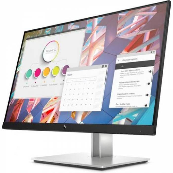 Monitor LED HP 9VF99AA, 23.8inch, 1920x1080, 5ms, Black