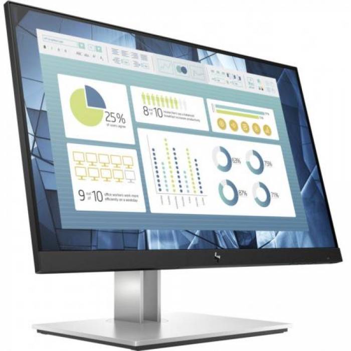 Monitor LED HP E22 G4, 21.5inch, 1920x1080, 5ms GTG, Silver-Black