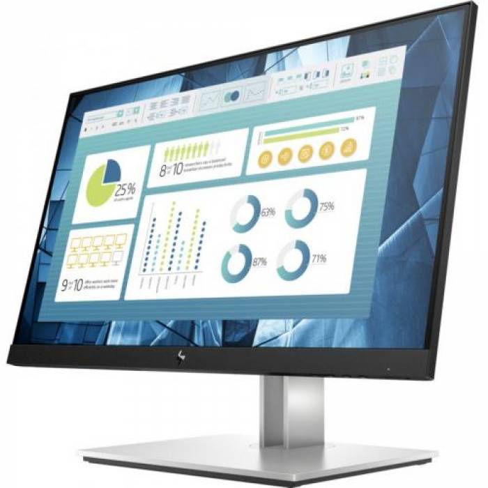 Monitor LED HP E22 G4, 21.5inch, 1920x1080, 5ms GTG, Silver-Black