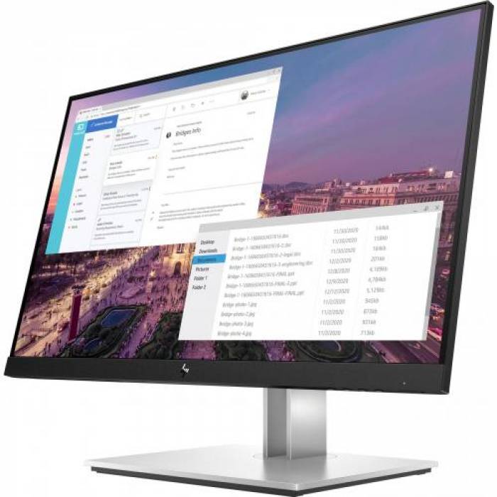 Monitor LED HP E23 G4, 23inch, 1920x1080, 5ms, Black-Silver