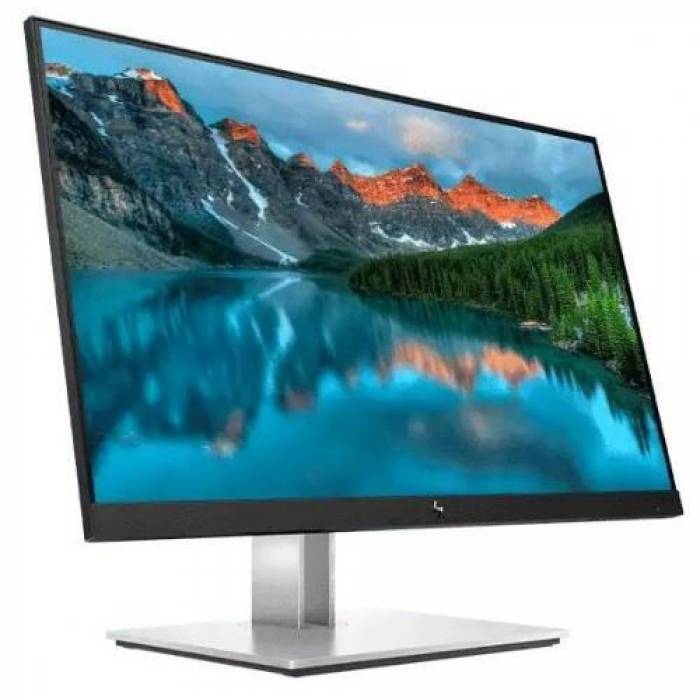 Monitor LED HP E24 G4, 23.8inch, 2560x1440, 5ms GtG, Black-Silver